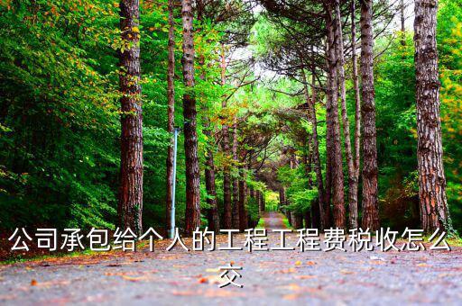 工程如何稅收，工程公司都要交那些稅