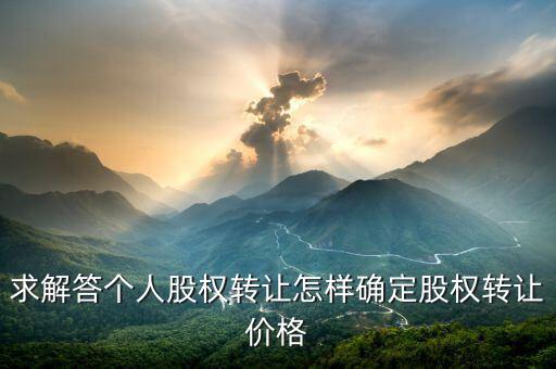 股權(quán)轉(zhuǎn)讓如何定價(jià)，股權(quán)轉(zhuǎn)讓價(jià)格怎么確定