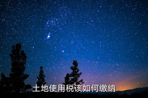 土地使用稅如何繳納，土地使用稅該如何繳納