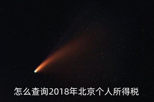 北京如何查納稅記錄，2018年北京個(gè)人所得稅繳納記錄查詢(xún)?nèi)绾尾?/></a></span><span id=