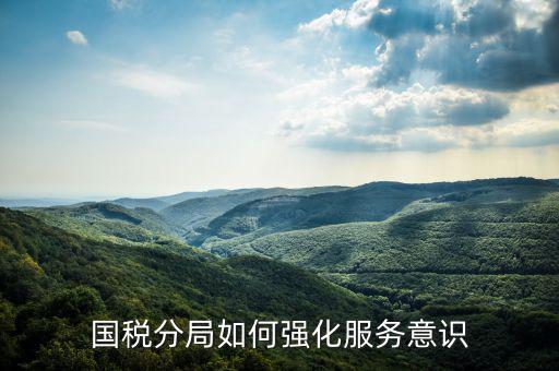 稅務(wù)部門如何做好禮儀服務(wù)，國稅分局如何強化服務(wù)意識