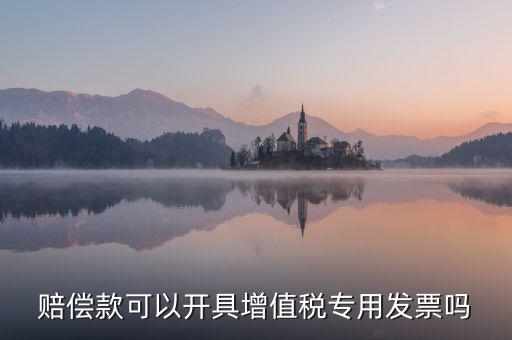 收客戶賠償金如何開票，賠償款可以開具增值稅專用發(fā)票嗎