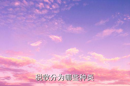 如何對稅收進行分類，我國的稅收分類方式主要有哪些
