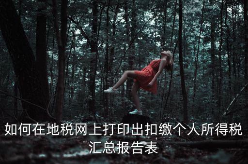 廣東個(gè)稅查詢 如何打印，怎樣在報(bào)稅系統(tǒng)打印個(gè)人所得稅申報(bào)表
