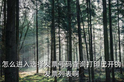 如何根據(jù)發(fā)票號碼查詢，如何通過發(fā)票代碼和號碼查詢發(fā)票具體信息