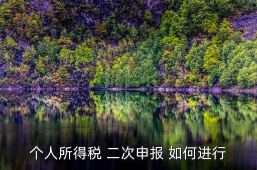 如何進(jìn)行第二期納稅申報，二次申報納稅怎么處理