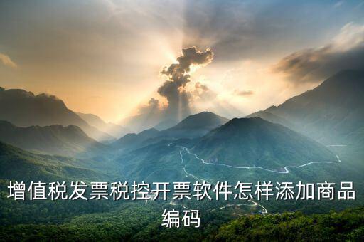 開(kāi)票軟件如何導(dǎo)入商品編碼，怎樣增加發(fā)票商品編碼