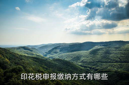 印花稅如何申報繳納，印花稅申報流程