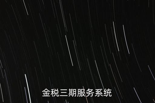 如何編制金稅三期系統(tǒng)查詢手冊(cè)，金稅三期服務(wù)系統(tǒng)