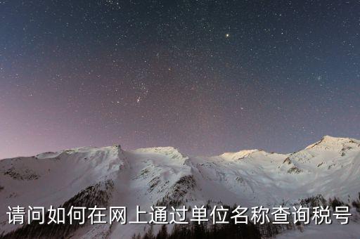 企業(yè)稅號(hào)如何查詢系統(tǒng)，怎么在網(wǎng)上查企業(yè)稅號(hào)