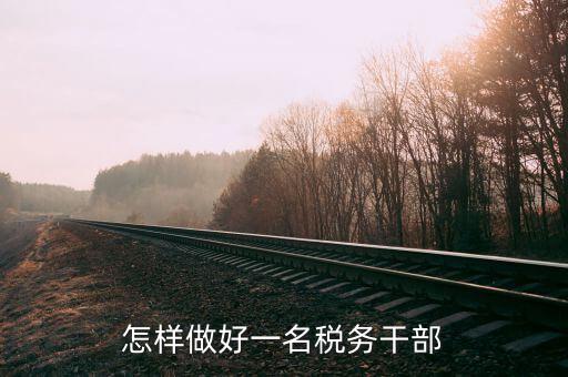 稅務(wù)干部如何在機(jī)構(gòu)改革中有所作為，怎樣做好一名稅務(wù)干部