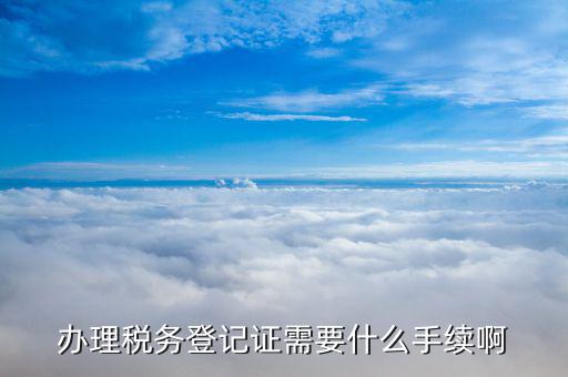 稅務(wù)行政許可證要如何辦理，辦理稅務(wù)登記證需要什么手續(xù)啊