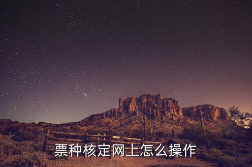 深圳如何票種核定，票種核定網(wǎng)上怎么操作