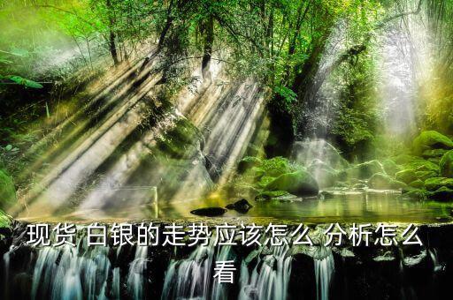 現貨 白銀的走勢應該怎么 分析怎么看