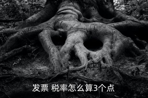 3稅率怎么算,三分稅計算:不含稅金額×3%，即稅率為3%