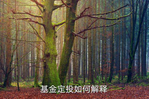 定投是什么，什么是定投基金