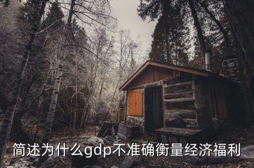 簡述為什么gdp不準確衡量經濟福利