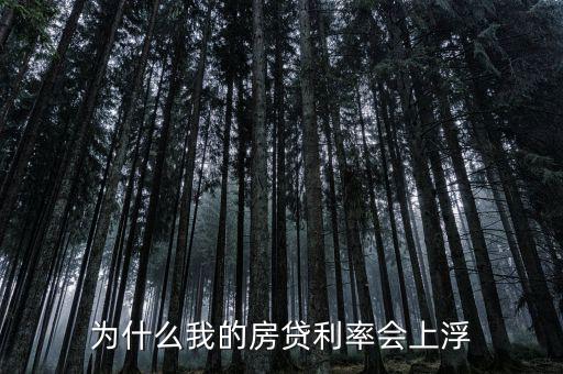 房貸為什么要上浮，為什么貸款利率要上浮