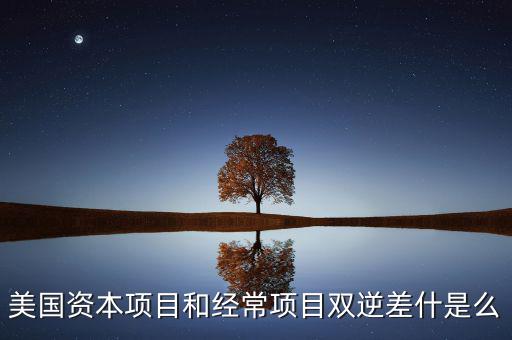 雙逆差是什么意思，逆差是什么意思