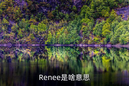 咨信是什么意思，Renee是啥意思