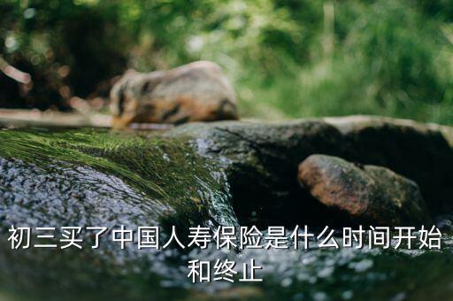 保險(xiǎn)在什么時(shí)候會(huì)終止，初三買了中國(guó)人壽保險(xiǎn)是什么時(shí)間開(kāi)始和終止