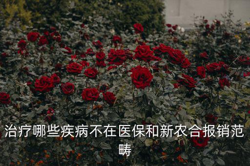 什么病不在醫(yī)保范圍，什么病不在報銷范圍