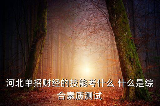 財經素養(yǎng)考什么，春季高考財經基礎理論和專業(yè)基礎技能考什么