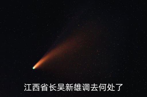 吳新雄什么時(shí)候退休，江西省長(zhǎng)吳新雄調(diào)去何處了