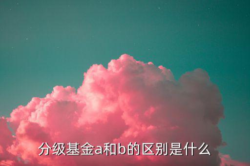 什么是a份額，分級基金A份額是什么意思