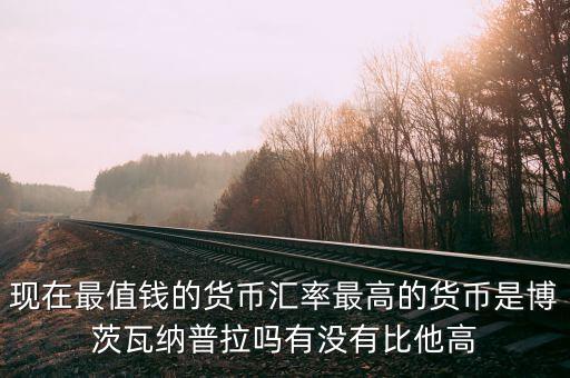 博茨瓦納普拉貨幣為什么這么貴，現(xiàn)在最值錢的貨幣匯率最高的貨幣是博茨瓦納普拉嗎有沒(méi)有比他高