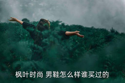 楓葉時(shí)尚 男鞋怎么樣誰(shuí)買過(guò)的