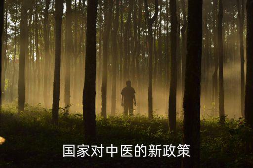 中醫(yī)法什么時候出臺，國家對中醫(yī)的新政策