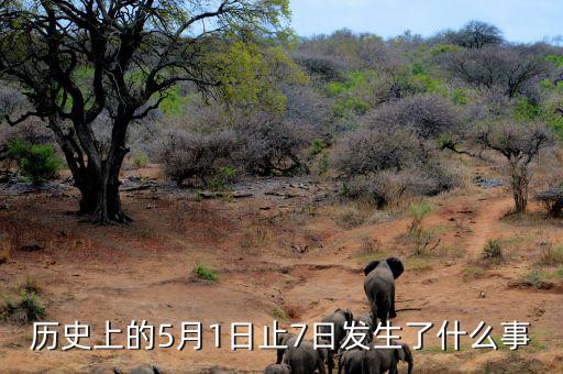 史上5月1日發(fā)生了什么，歷史上的5月1日止7日發(fā)生了什么事