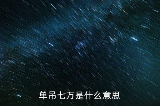 上海7萬是指什么，7萬的費用是指什么