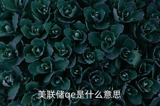 美國為什么要qe，美聯(lián)儲qe是什么意思