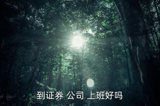 在股票分成公司上班怎么樣,有錢沒(méi)證書沒(méi)前途!