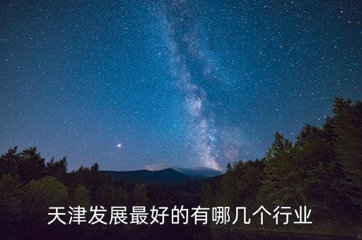 天津什么行業(yè)發(fā)達(dá)，天津發(fā)展最好的有哪幾個(gè)行業(yè)