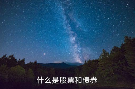 什么股票債券，什么是股票什么是債券