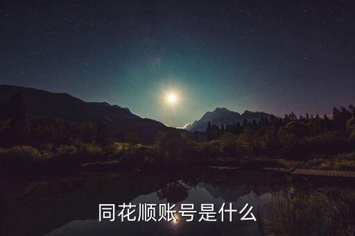 同花順主板賬戶是什么，同花順模擬炒股的交易賬號是什么