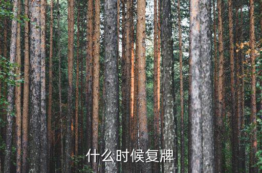 三特索道什么時候復牌，000560各位大神知道啥時候復牌