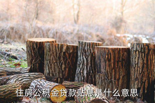 政采貸什么意思，住房公積金貸款貼息是什么意思