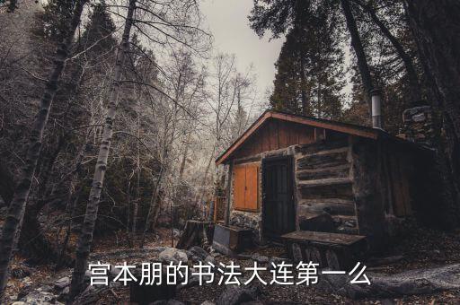 80后書法家叫什么，宮本朋的書法大連第一么