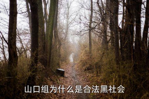 山口組為什么分裂，日本為什么不打掉黑幫山口組