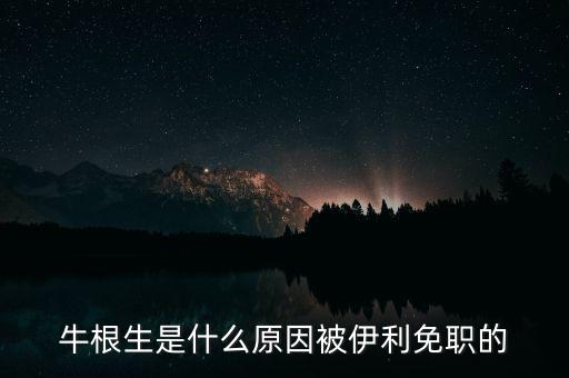 牛根生為什么離開蒙牛，牛根生是誰為什么要辭任