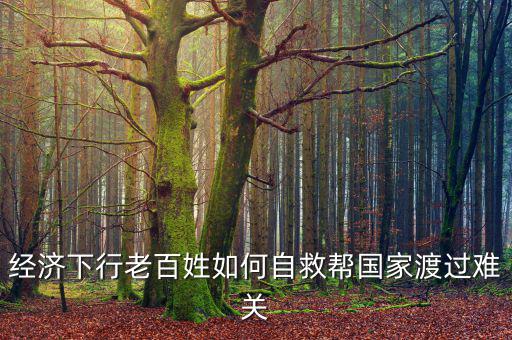 中國為什么經(jīng)濟下行老百姓怎么辦，經(jīng)濟下行老百姓如何自救幫國家渡過難關