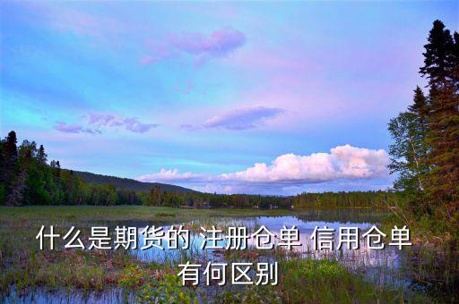 倉(cāng)單量是什么，什么是期貨的 注冊(cè)倉(cāng)單 信用倉(cāng)單 有何區(qū)別