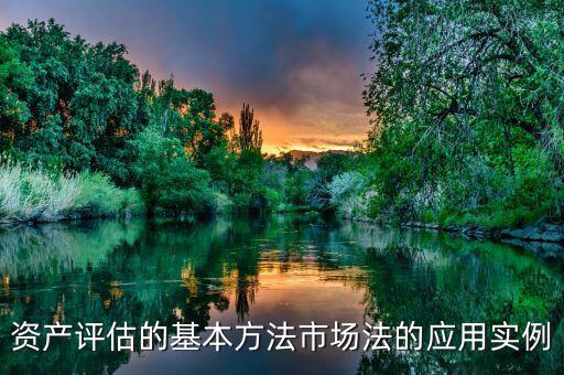 資產評估的基本方法市場法的應用實例