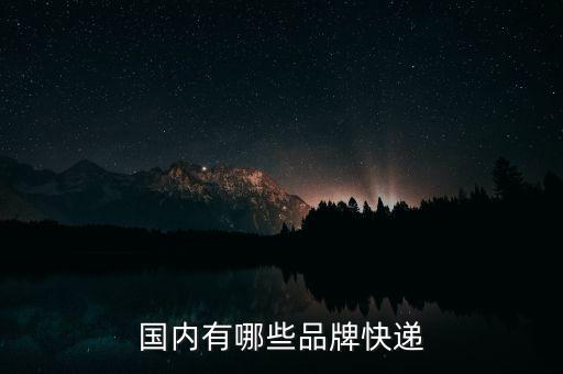 國(guó)內(nèi)有哪些品牌快遞