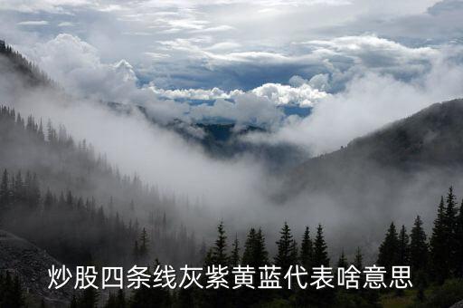 銀河證券黃藍(lán)線什么意思，您好股市紅線黃線藍(lán)線各是什么意思