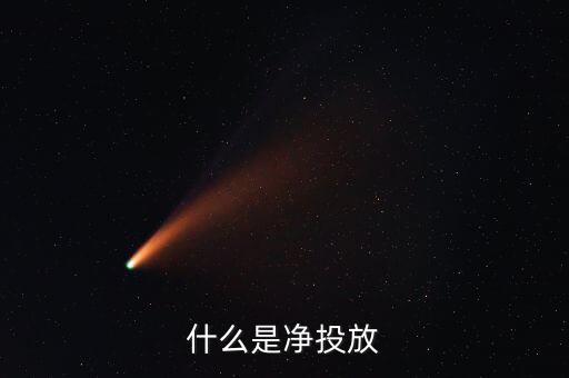 什么是凈投放，什么為凈投放